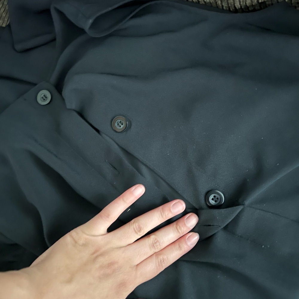 Halogen Black Ruffle dress - Picture 3 of 3